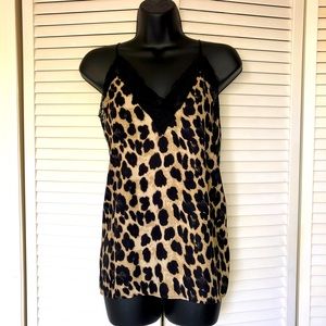 🟣Zara Cheetah Slip Tank Top